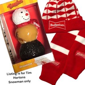 Tim Hortons Snowman Hanging Tree Decoration Collectable Ornament